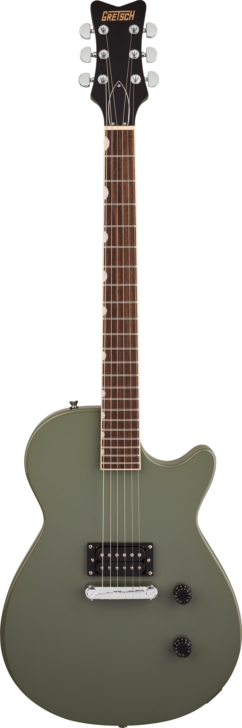 Gretsch Streamliner Jet Club 1 Pickup Electric Guitar - Olive Drab