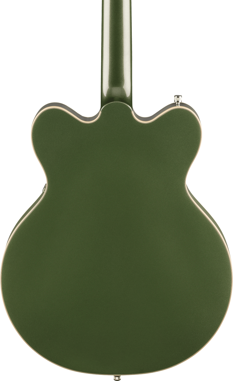 Gretsch G5622 Electromatic Center Block Double-Cut with V-Stoptail Electric Guitar - Olive Metallic — three-quarter back view