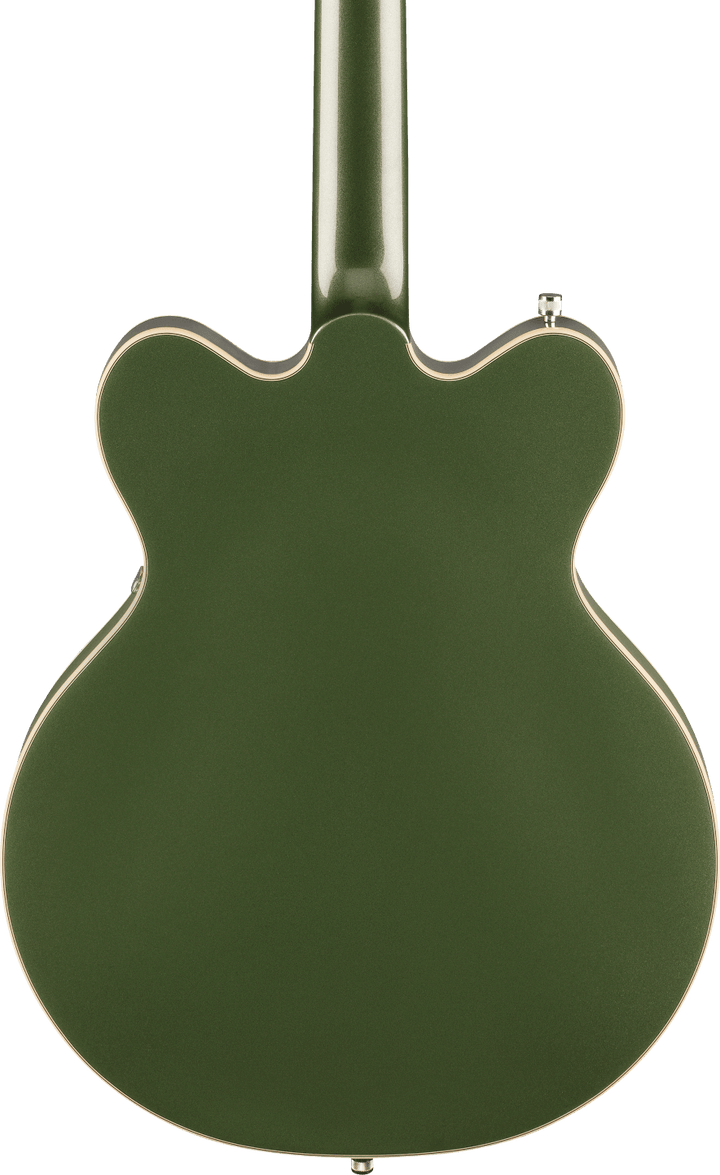 Gretsch G5622 Electromatic Center Block Double-Cut with V-Stoptail Electric Guitar - Olive Metallic — three-quarter back view