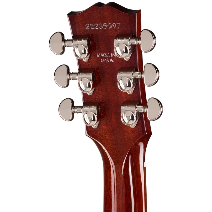 Gibson J-45 Standand Acoustic Electric Guitar - Gold Top headstock, back