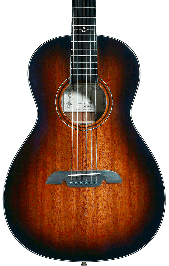 Alvarez AP66 Artist Parlor Acoustic Guitar - Shadowburst — Three quarter front 1