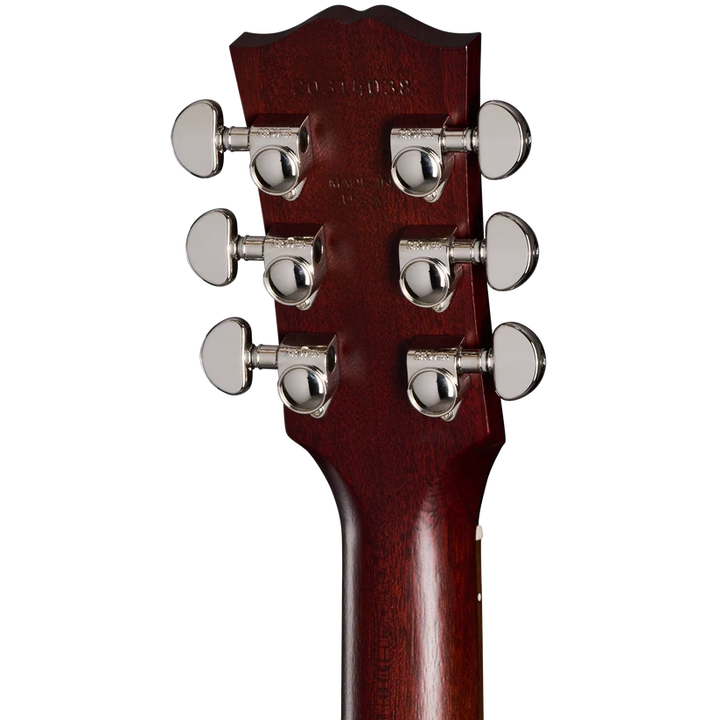 Gibson Hummingbird Studio EC Acoustic Electric Guitar - Tri-Burst Satin headstock, back