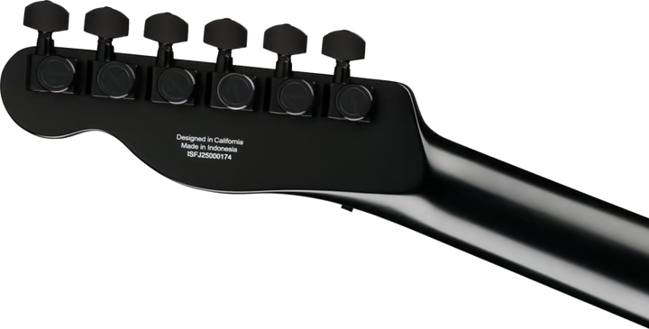 Fender John 5 Phantom Telecaster Electric Guitar - Black headstock, back