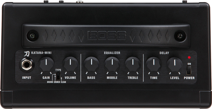Boss KTN-MINI Katana 7-Watt Mini Amplifier — top view