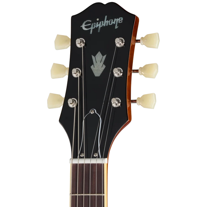 Epiphone ES-335 Semi-Hollowbody Electric Guitar - Vintage Sunburst headstock