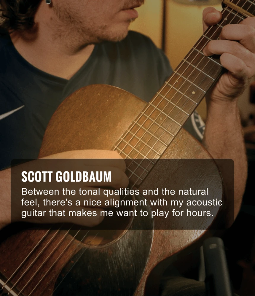 Elixir Attune Phosphor Bronze Acoustic Guitar Strings - Custom Light — Lifestyle 2