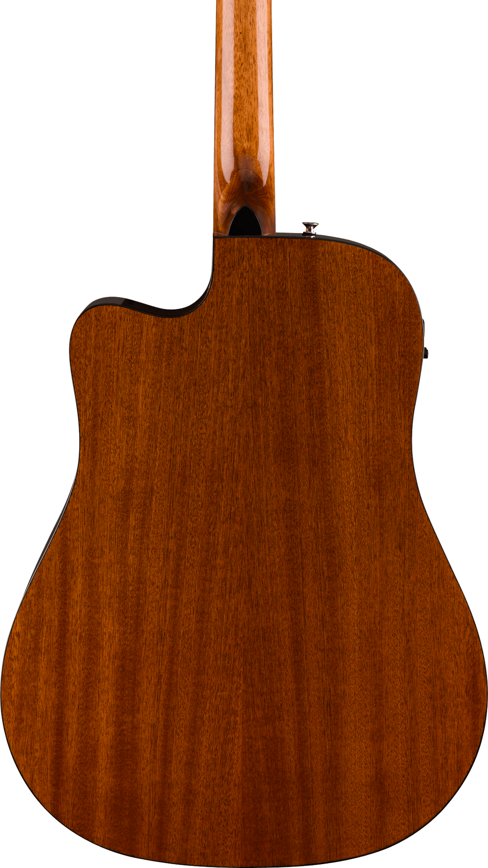 Fender California Standard Redondo CE Acoustic Electric Guitar - Natural — three-quarter back view