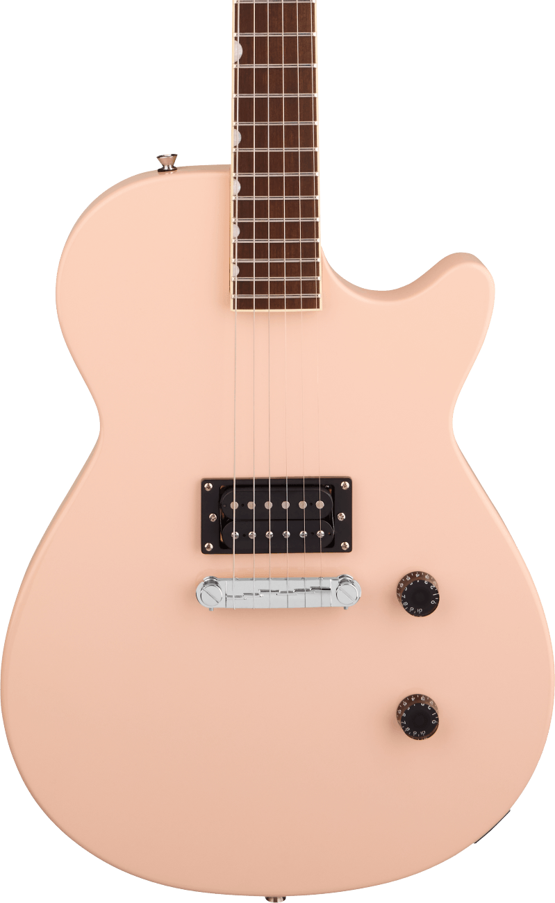 Gretsch Streamliner Jet Club 1 Pickup Electric Guitar - Shell Pink — Three quarter front 1