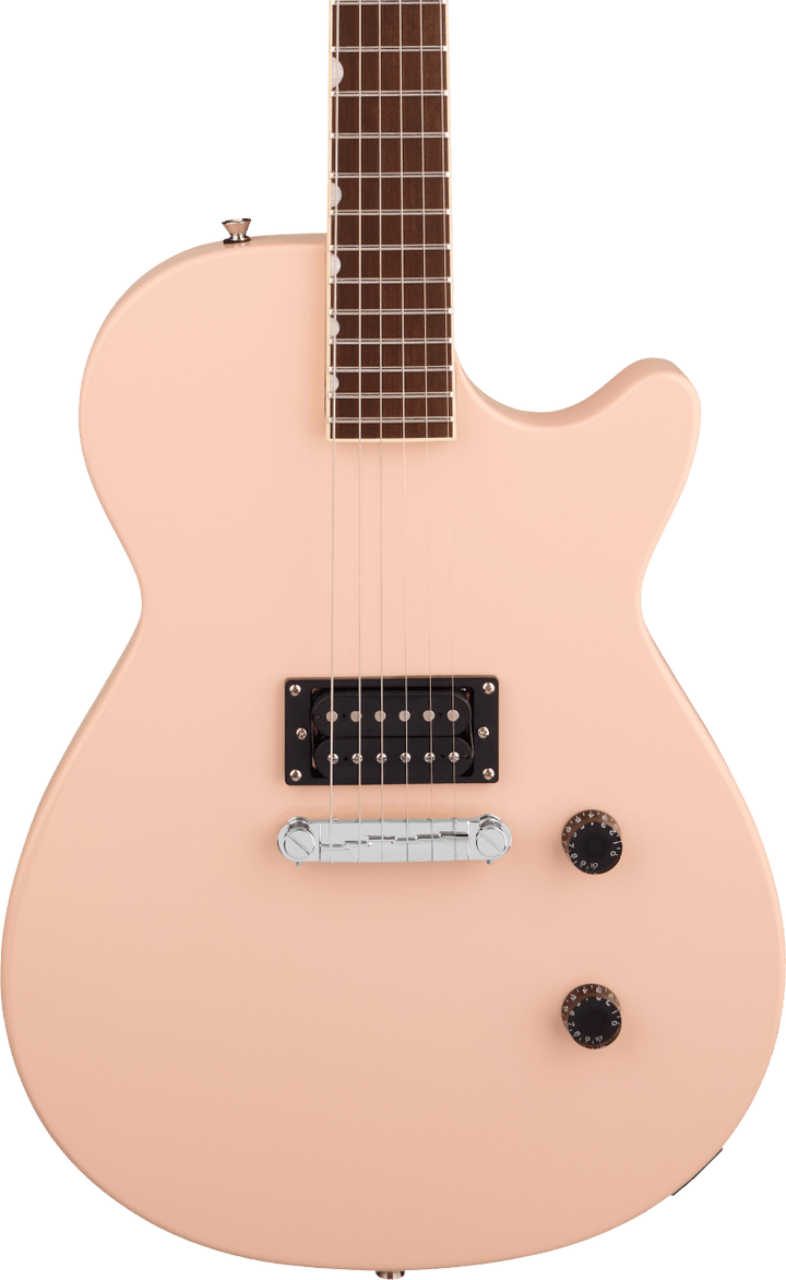 Gretsch Streamliner Jet Club 1 Pickup Electric Guitar - Shell Pink — Three quarter front 1