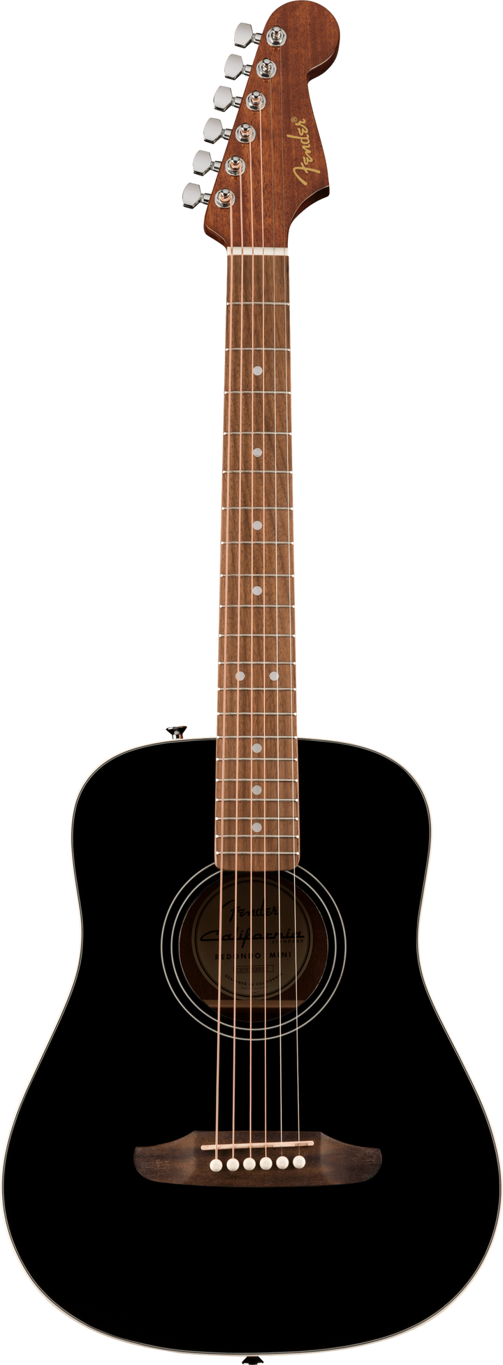Fender California Standard Redondo Mini Acoustic Guitar - Black
