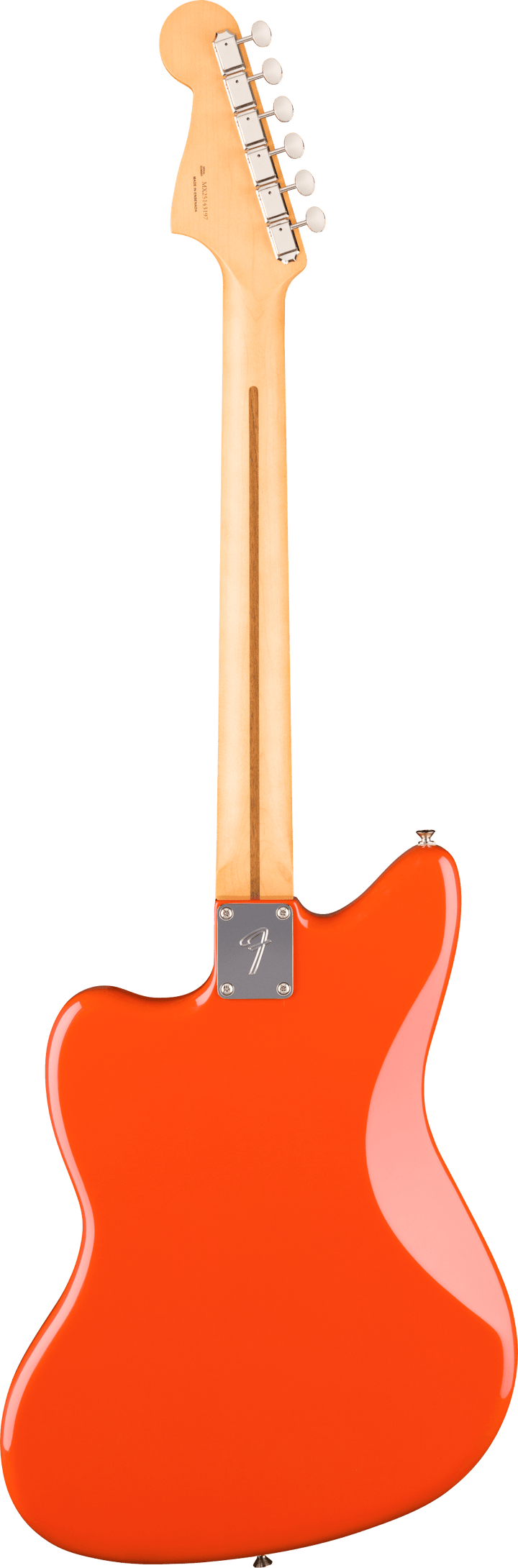 Fender Player II Jazzmaster Electric Guitar - Rallye Orange — back view