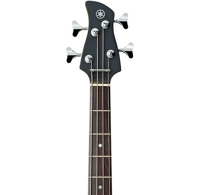 Yamaha TRBX174 Four String Electric Bass Guitar - Black headstock