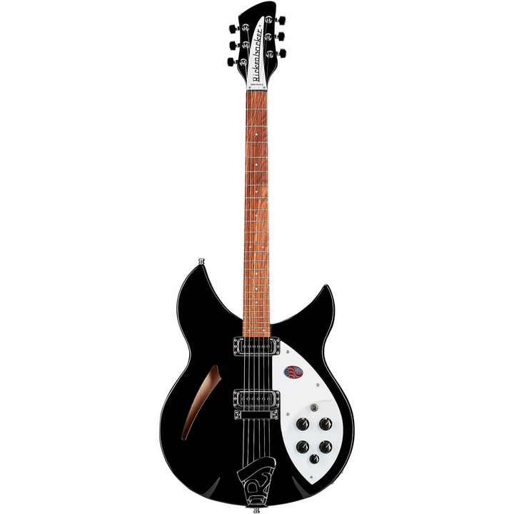 Rickenbacker 330 Thinline Semi-Hollow Electric Guitar - Jetglo