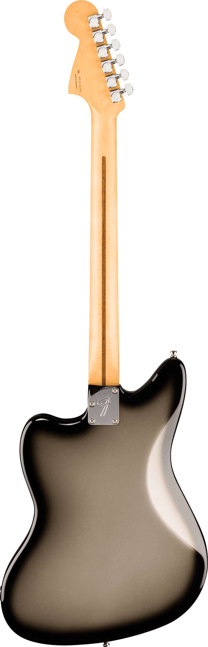 Fender 'Limited Edition' Player Fusion Jaguar Baritone Electric Guitar - Silverburst — back view