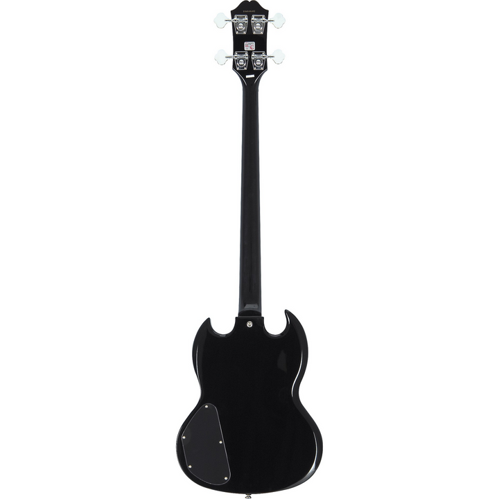 Epiphone SG Electric Bass Guitar - Ebony — back view