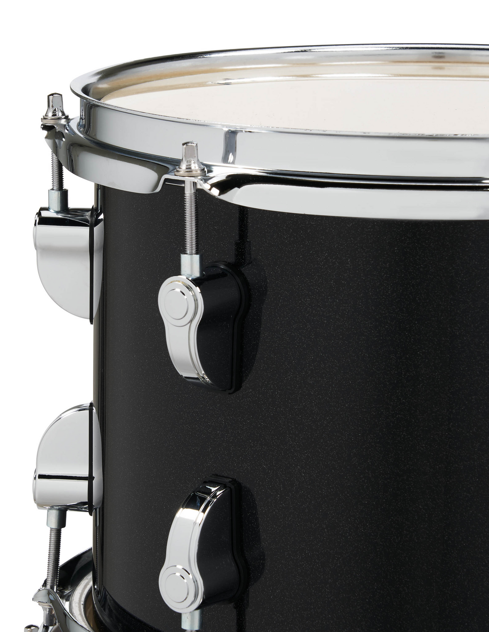 PDP New Yorker 4-Piece Drum Set Shell Pack - Black Onyx Sparkle — Detail 3