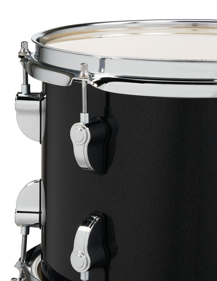 PDP New Yorker 4-Piece Drum Set Shell Pack - Black Onyx Sparkle — Detail 3