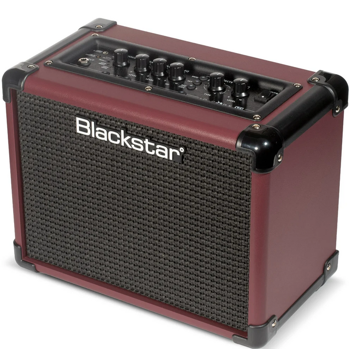 Blackstar 'Limited Edition' ID Core 10 V4 Electric Guitar Amp - Oxblood Red — Front angle 2