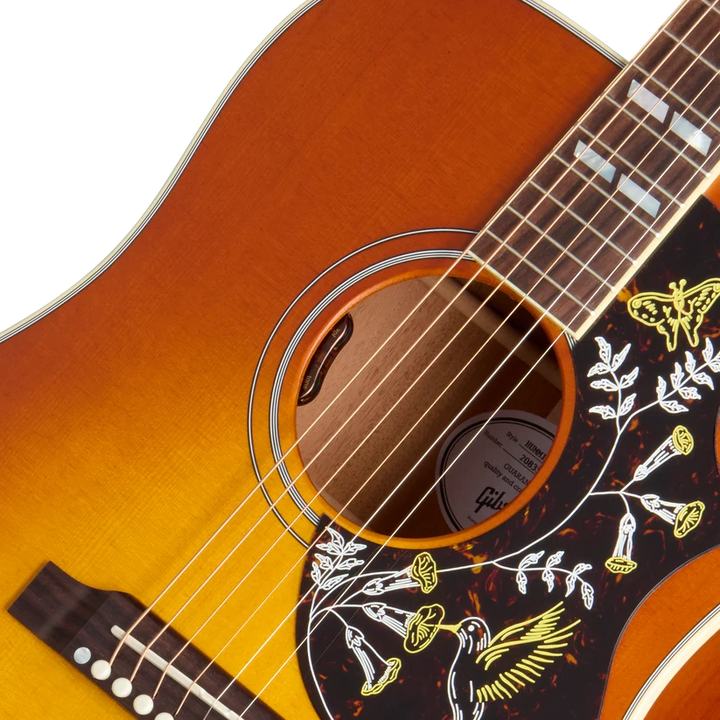 Gibson Hummingbird Acoustic Guitar - Faded Heritage Cherry Sunburst — Detail 1