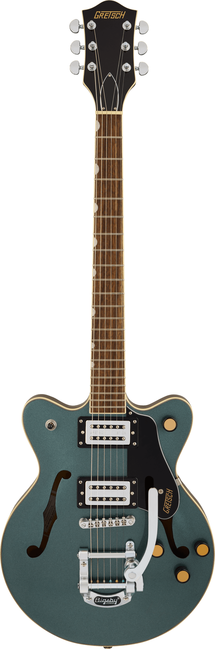 Gretsch G2655T Streamliner Center Block Jr. Double-Cut with Bigsby Electric Guitar - Gunmetal