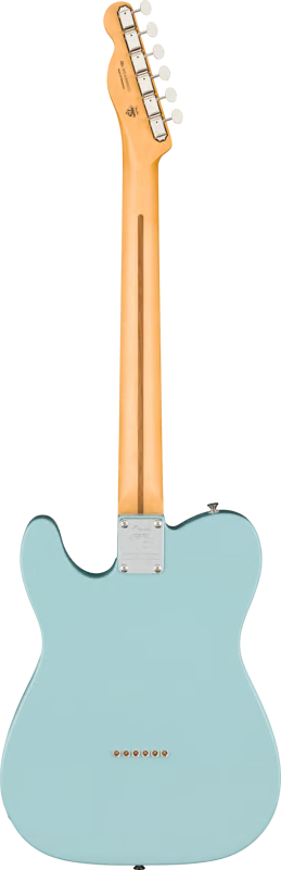 Fender 75th Anniversary Player II Telecaster Electric Guitar - Daphne Blue — back view