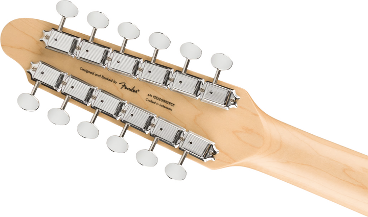 Squier Paranormal Troy Van Leeuwen Telecaster XII 12 String Electric Guitar -  Copper headstock, back