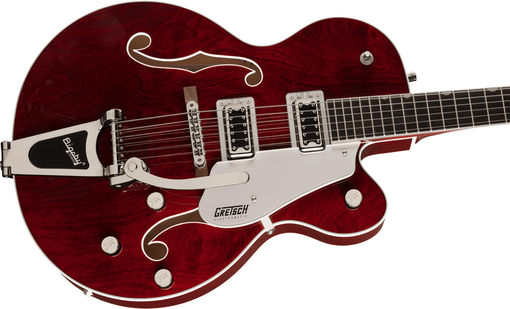 Gretsch G5420T Electromatic Classic Hollow Body Single-Cut Electric Guitar - Walnut Stain With Bigsby — Three quarter front 3