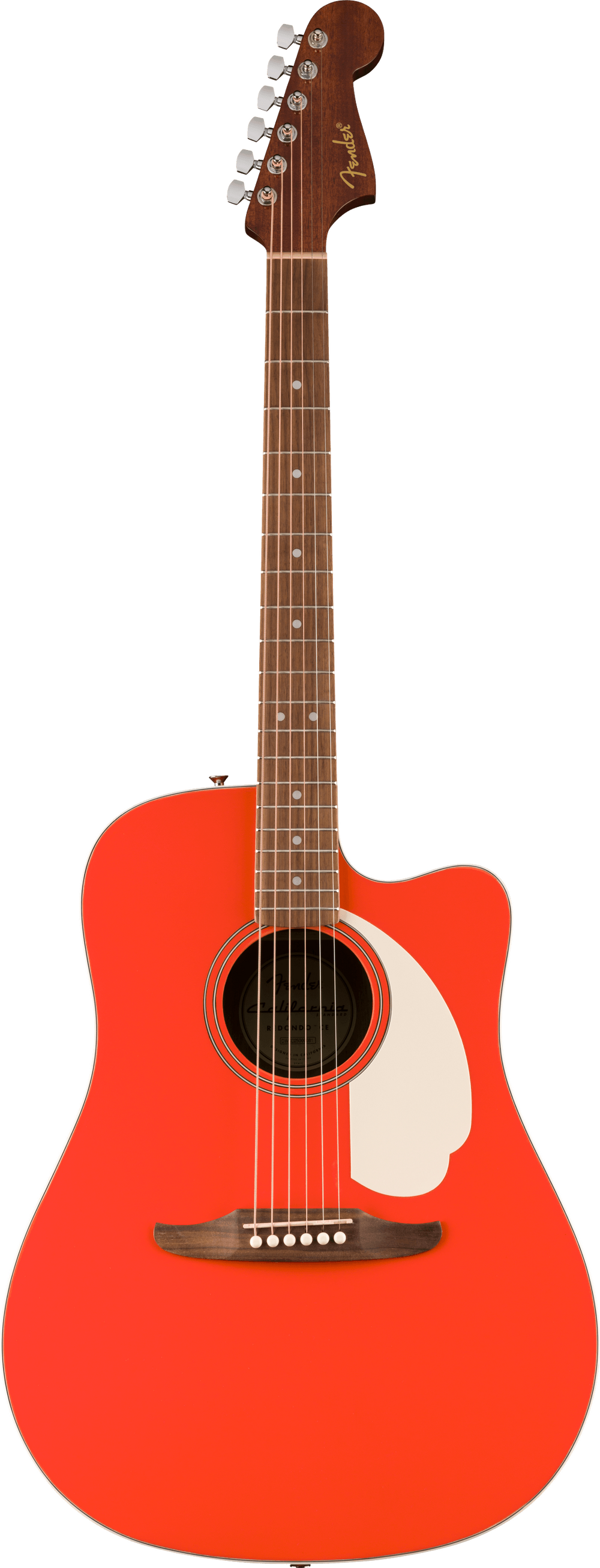 Fender California Standard Redondo CE Acoustic Electric Guitar - Fiesta Red