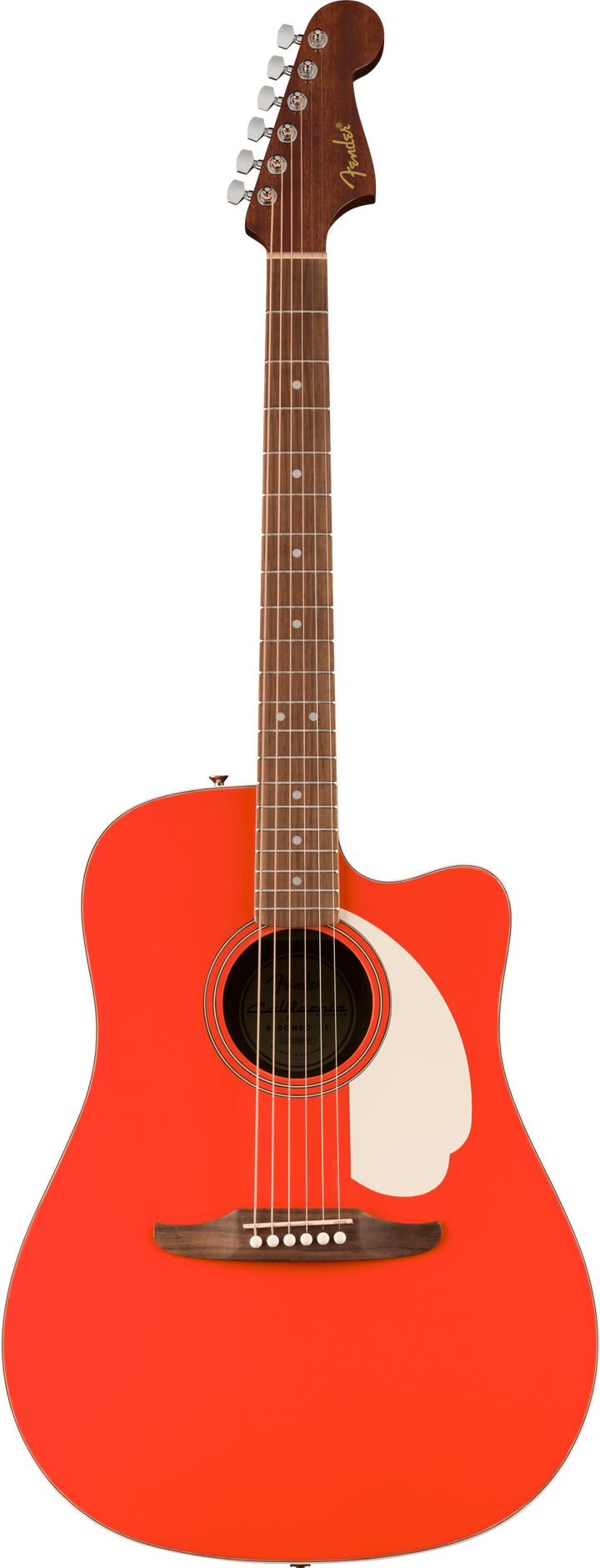 Fender California Standard Redondo CE Acoustic Electric Guitar - Fiesta Red