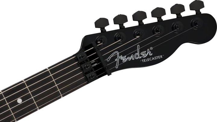 Fender John 5 Phantom Telecaster Electric Guitar - Black headstock