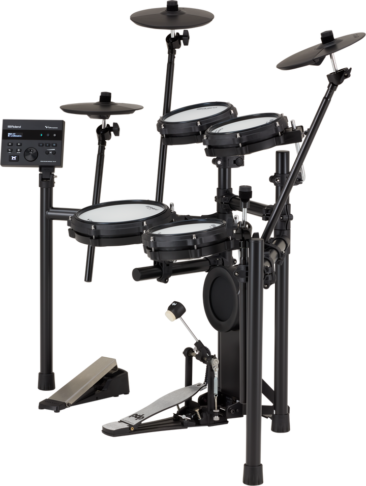 Roland TD-07DMK2 V-Drums Electronic Drum Set — side view