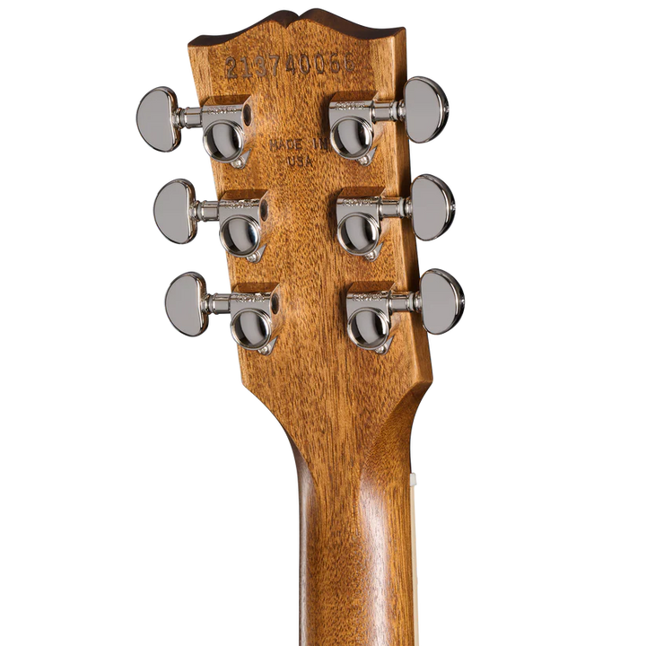 Gibson Les Paul Standard 60s Faded Electric Guitar - Vintage Bourbon Burst headstock, back