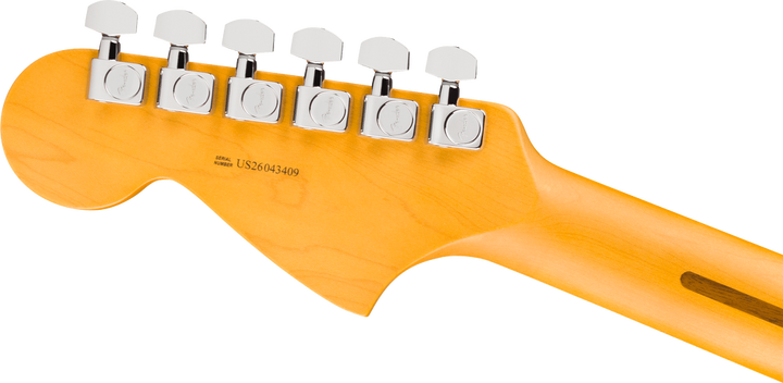 Fender American Professional Jaguar Electric Guitar - Dark Night headstock, back