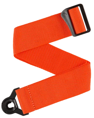 D'addario Poly Pro Auto Lock Strap - Orange — Front 1