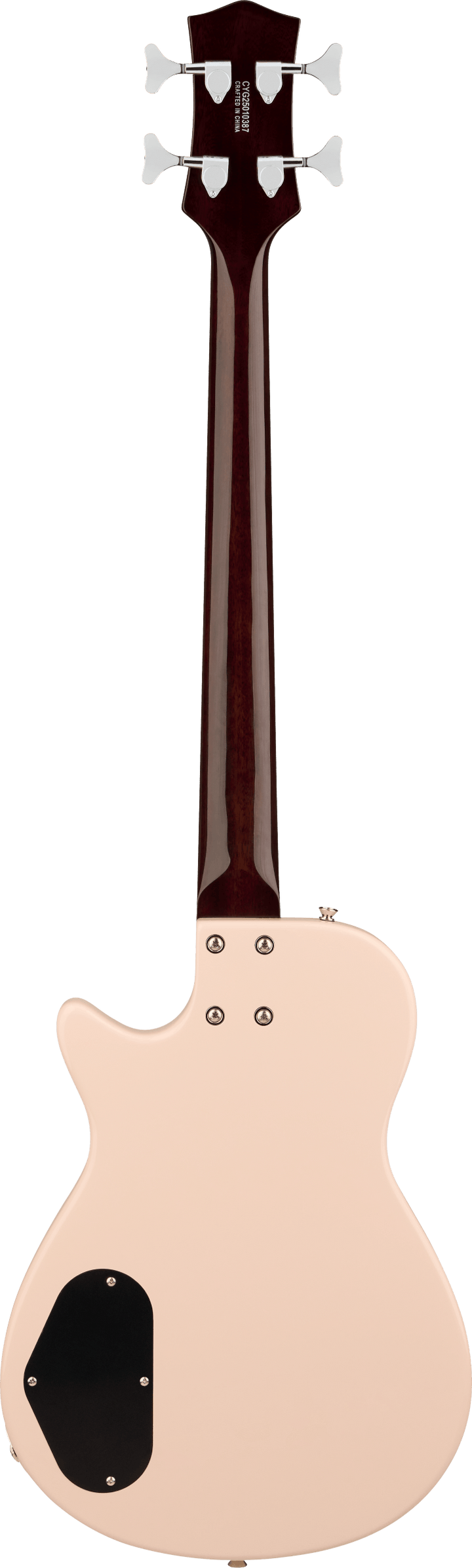 Gretsch Streamliner Jet Club Bass Single-Cut Electric Bass Guitar - Shell Pink — back view