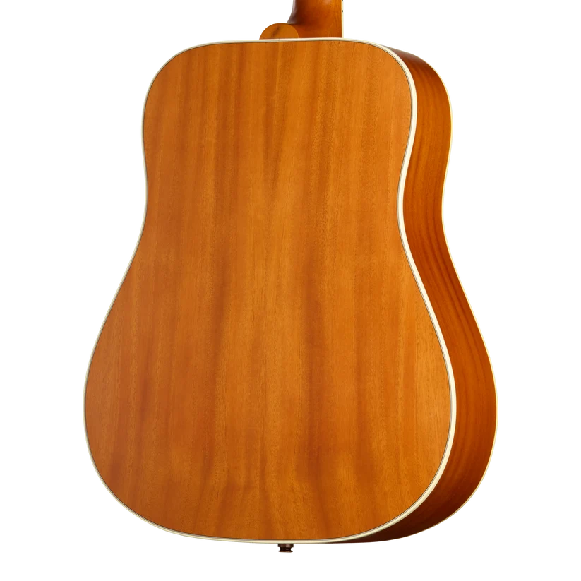 Gibson Hummingbird Acoustic Guitar - Faded Heritage Cherry Sunburst — three-quarter back view