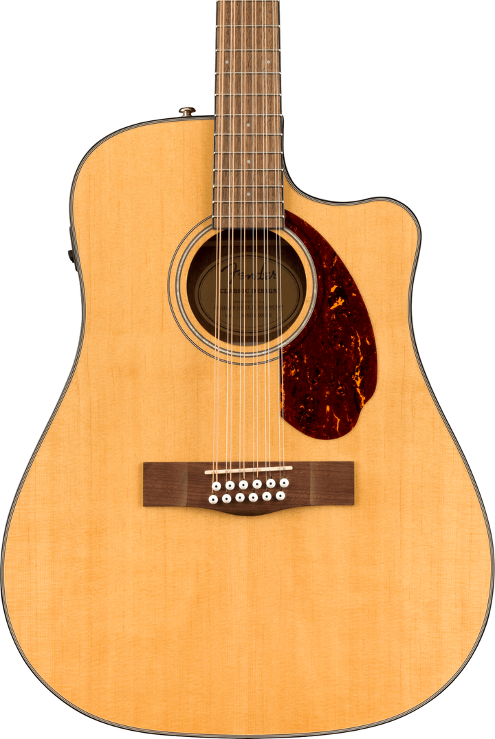Fender CD-140SCE 12-String Acoustic Electric Guitar - Natural — Three quarter front 1