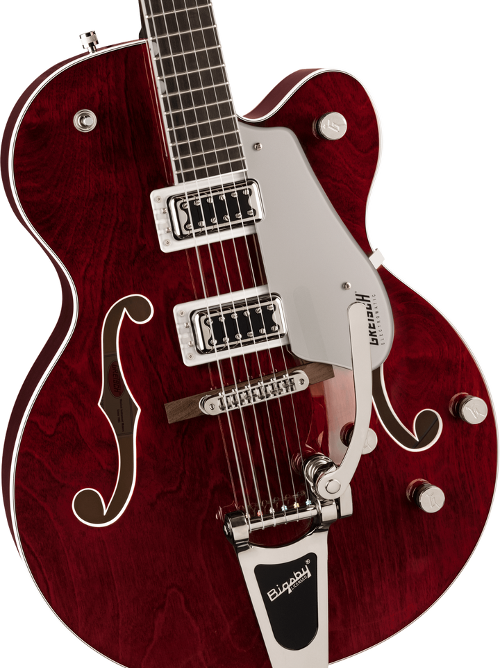 Gretsch G5420T Electromatic Classic Hollow Body Single-Cut Electric Guitar - Walnut Stain With Bigsby — Three quarter front 2