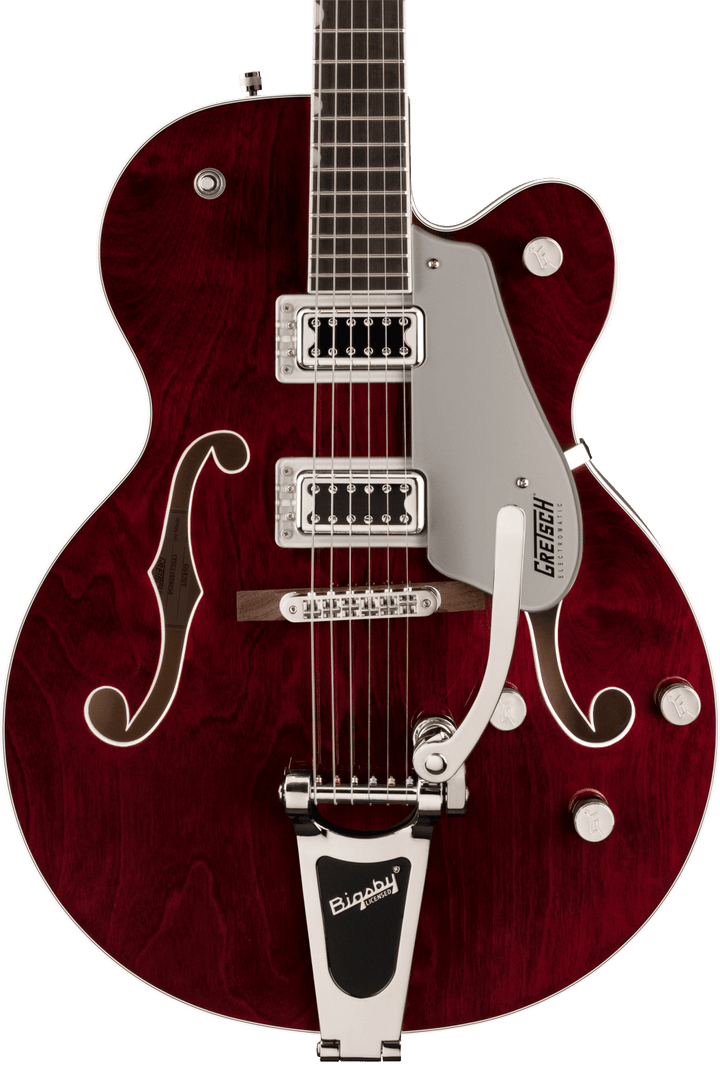 Gretsch G5420T Electromatic Classic Hollow Body Single-Cut Electric Guitar - Walnut Stain With Bigsby — Three quarter front 1