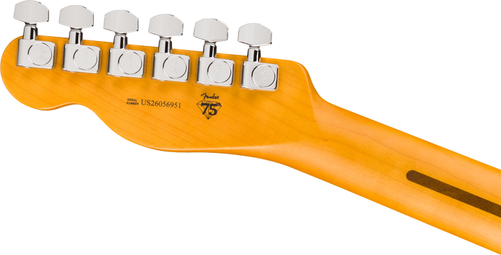 Fender American Professional Telecaster Electric Guitar - 3 Color Sunburst headstock, back