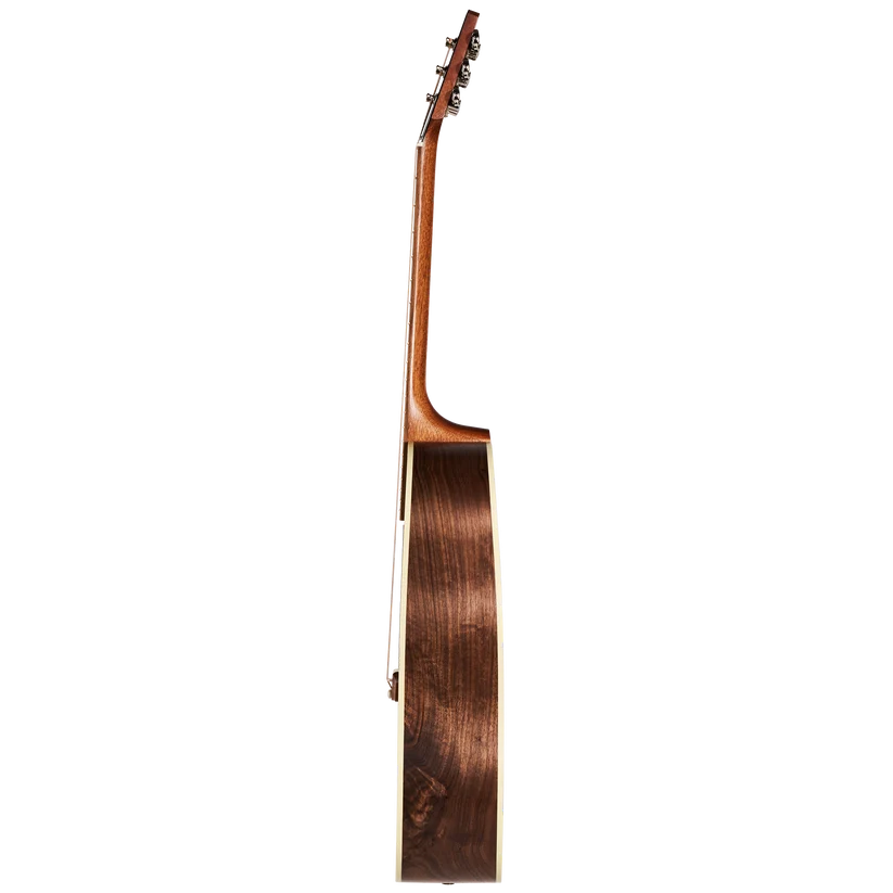 Gibson J-45 Studio Walnut Gloss Top Acoustic Electric Guitar - Natural — side view