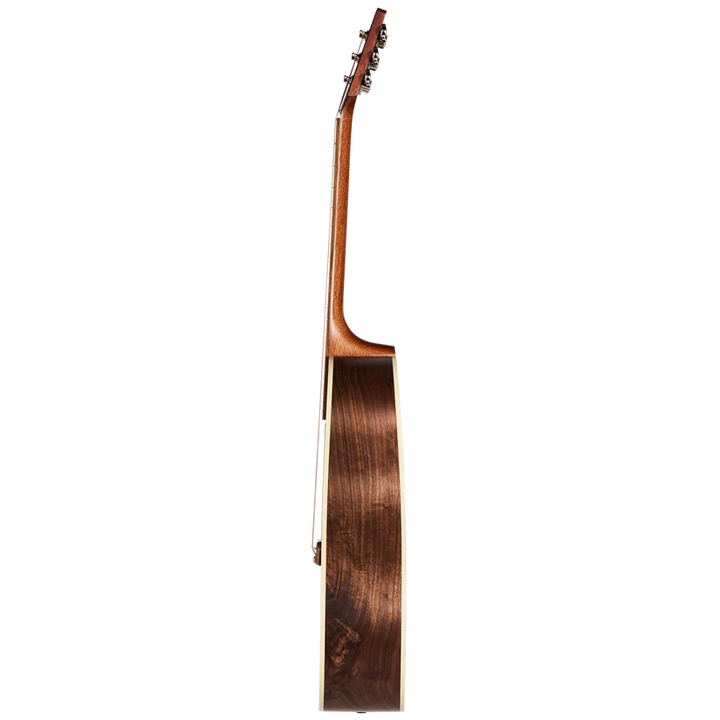 Gibson J-45 Studio Walnut Gloss Top Acoustic Electric Guitar - Natural — side view