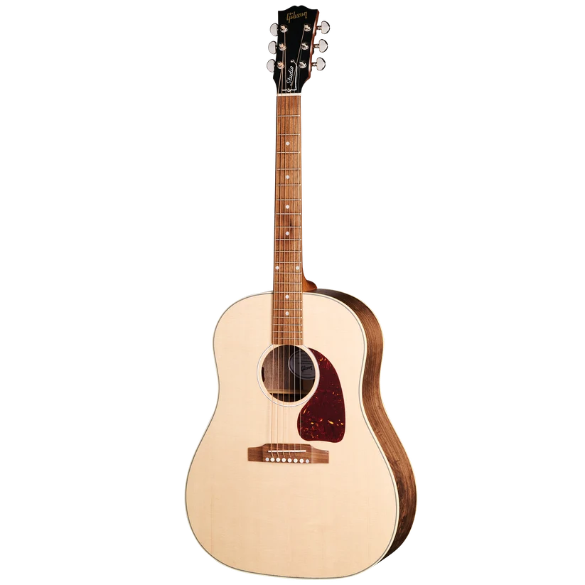 Gibson J-45 Studio Walnut Gloss Top Acoustic Electric Guitar - Natural — front angle
