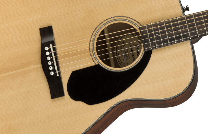 Fender CC-60S Concert Acoustic Guitar - Natural With Walnut Fretboard