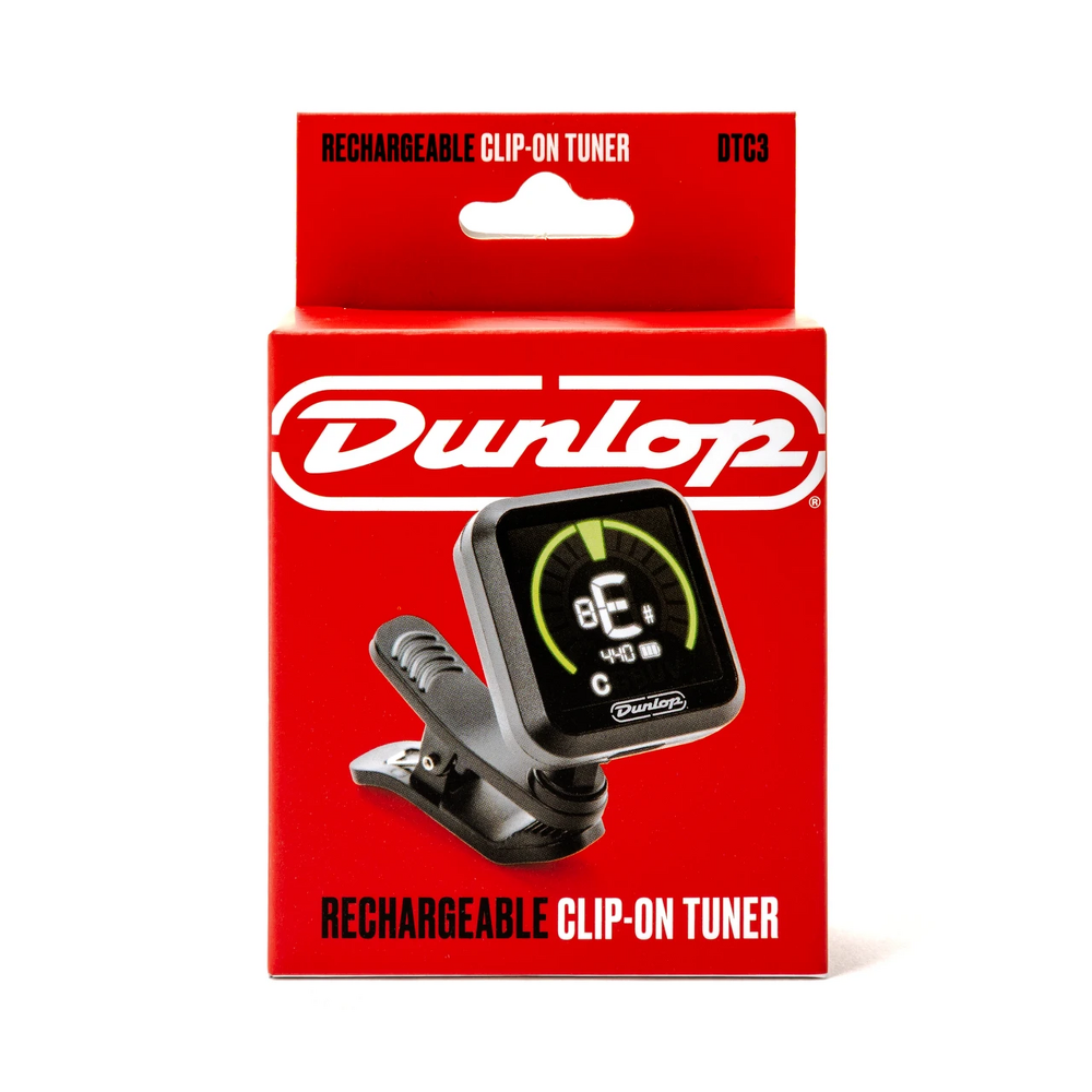 Dunlop DTC3 Rechargeable Clip-On Tuner — Packaging 1