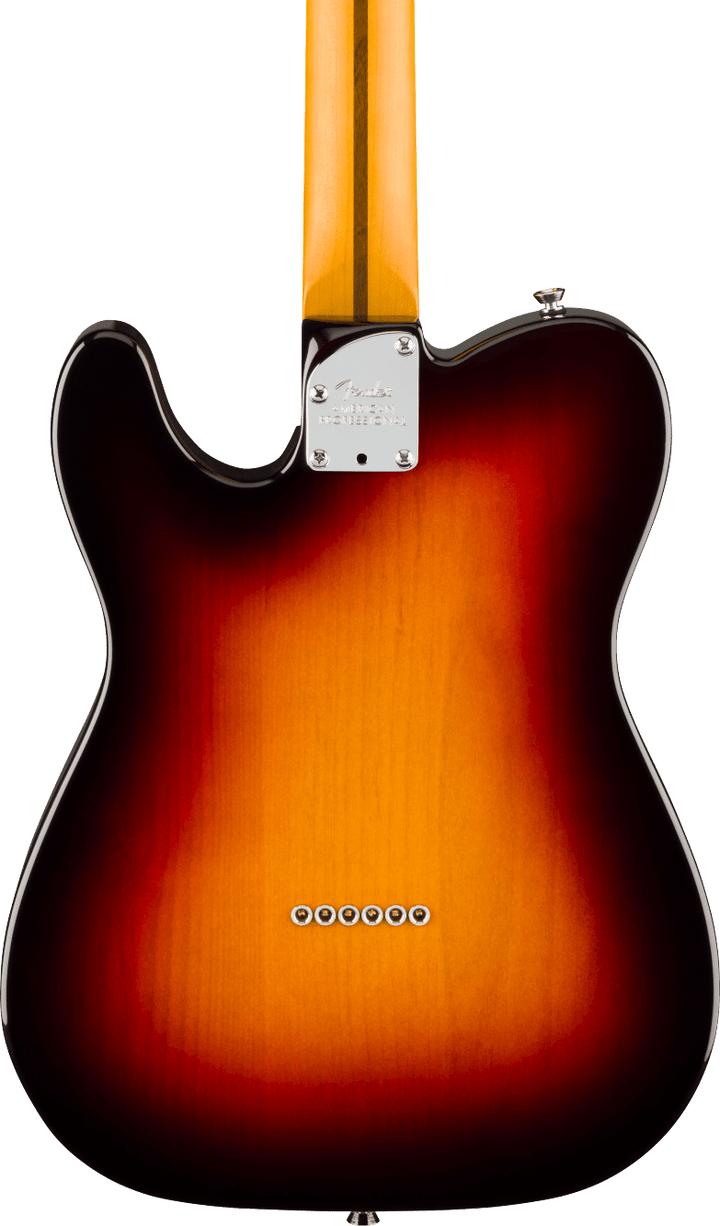 Fender American Professional Telecaster Electric Guitar - 3 Color Sunburst — three-quarter back view