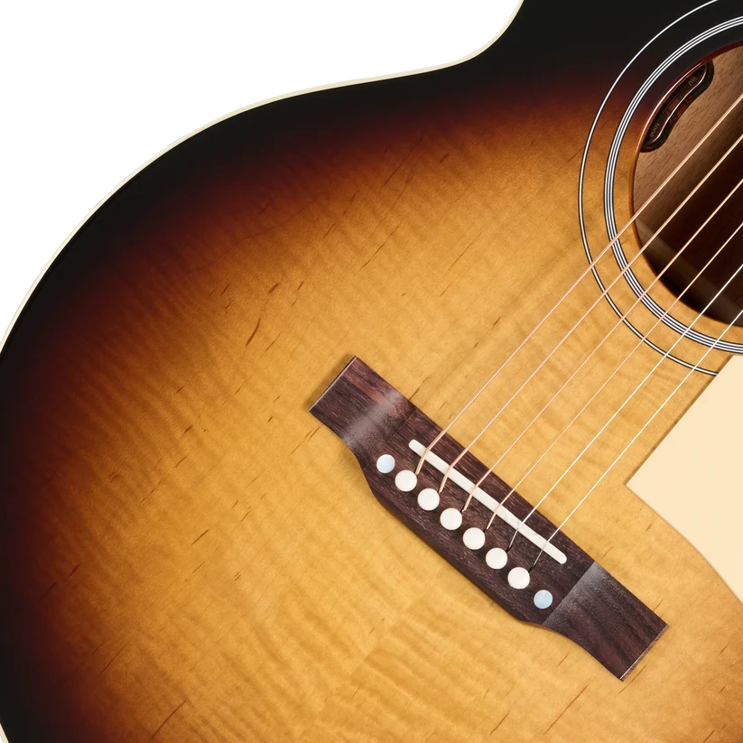 Gibson Les Paul Parlor Acoustic Electric Guitar - Vintage Sunburst — Detail 2