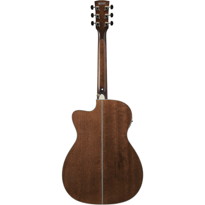 Ibanez AC391CEBKH Artwood Series Acoustic Electric Guitar - Black High Gloss — back view
