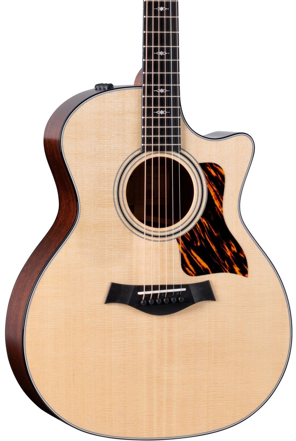 Taylor 314ce Acoustic Electric Guitar Natural (2025) — three-quarter front view