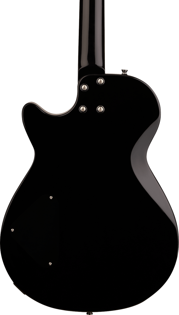 Gretsch Streamliner Jet Club Electric Guitar - Jet Black — three-quarter back view